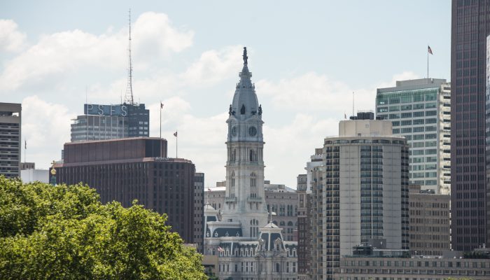 View of City Hall from outside during the day.