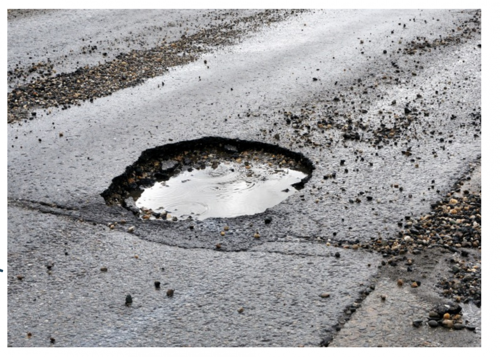 pothole example