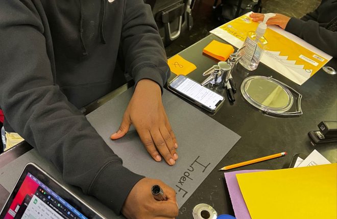 Students engaged in an Out of School Time activity