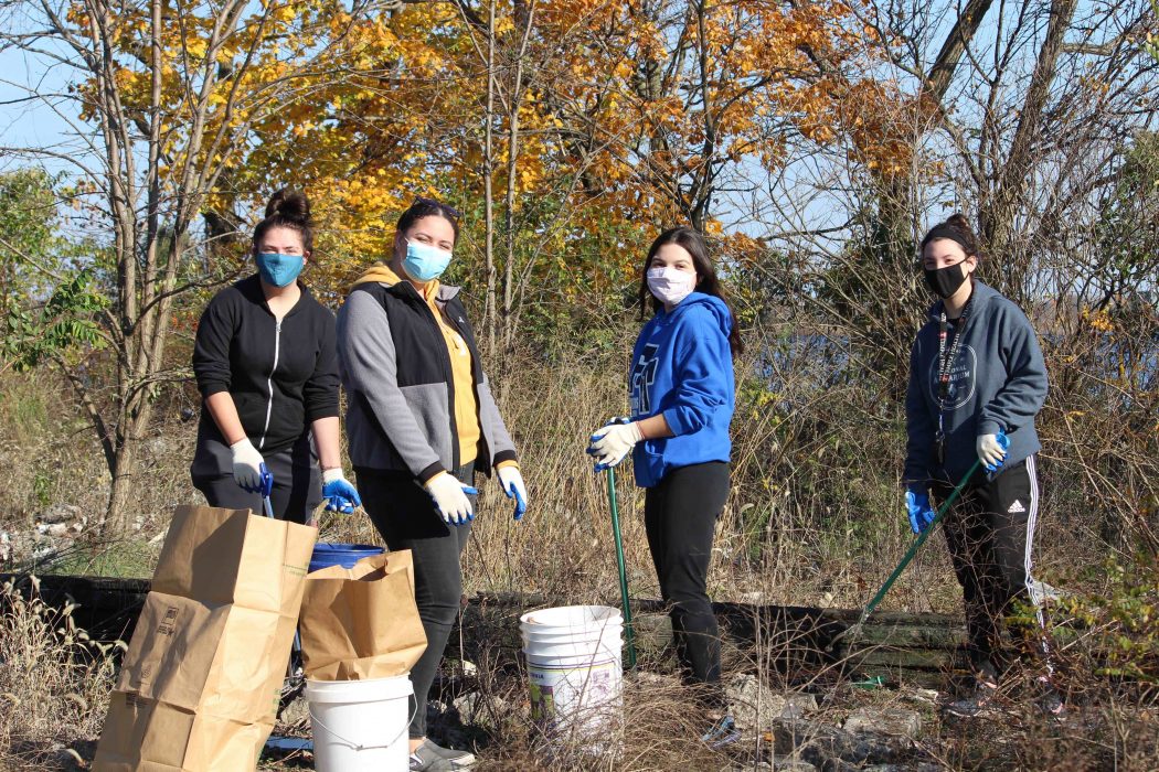 Young Volunteer Masked