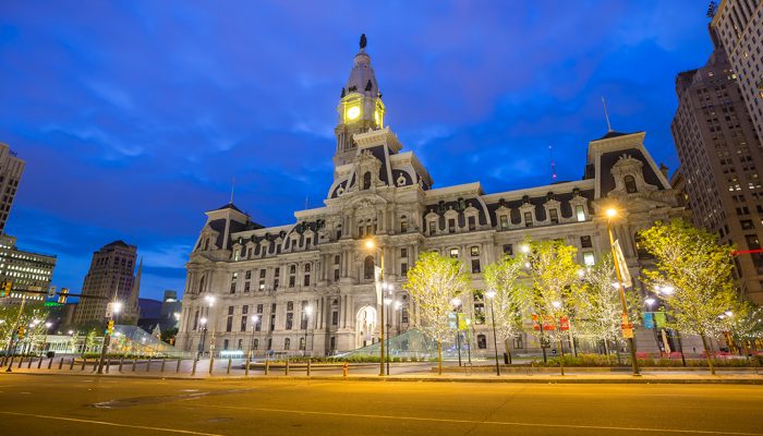 City Hall at night