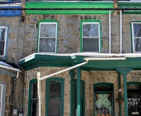 Facade of the house at 5626 Morton Street