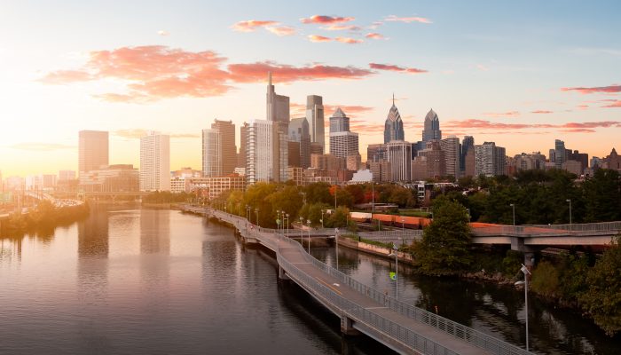 skyline of Philadelphia