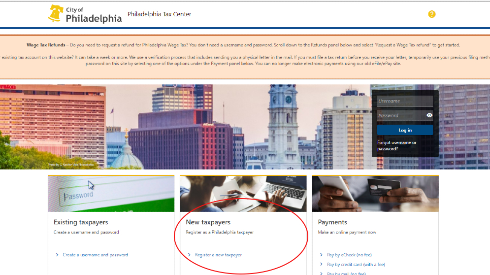 Quick tax pro tips for using the Philadelphia Tax Center Department