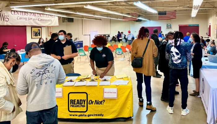 City and nonprofit workers help residents of Lindley Towers