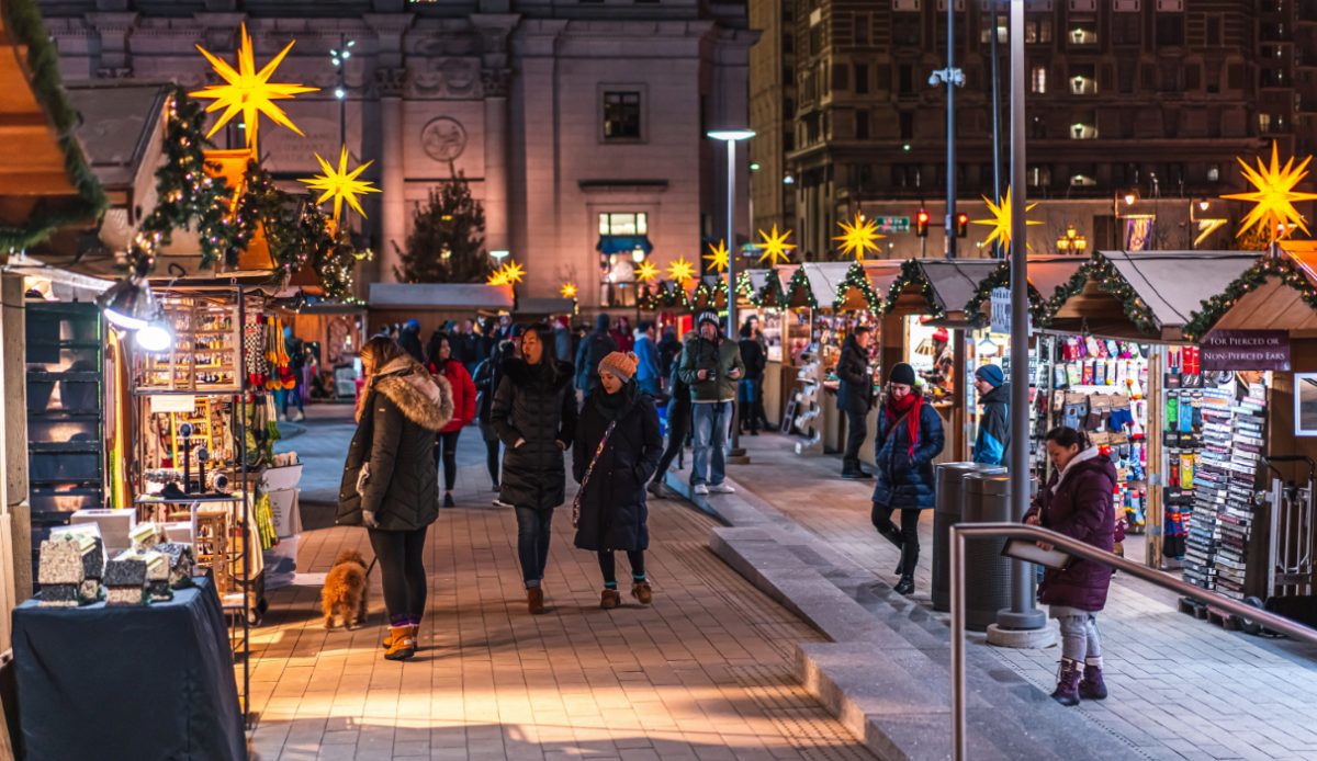 16 reasons to visit Christmas Village in LOVE Park Philadelphia Parks