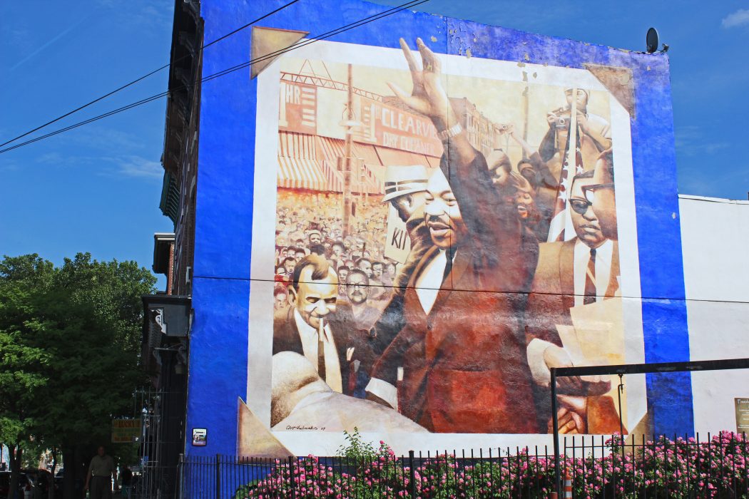 A mural in Philadelphia