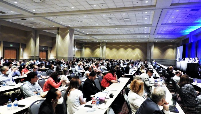 People attend the Law Department CLE Conference at the Convention Center