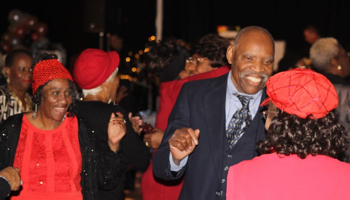 Older Americans dance at Parks & Rec's annual Senior Holiday Gala.