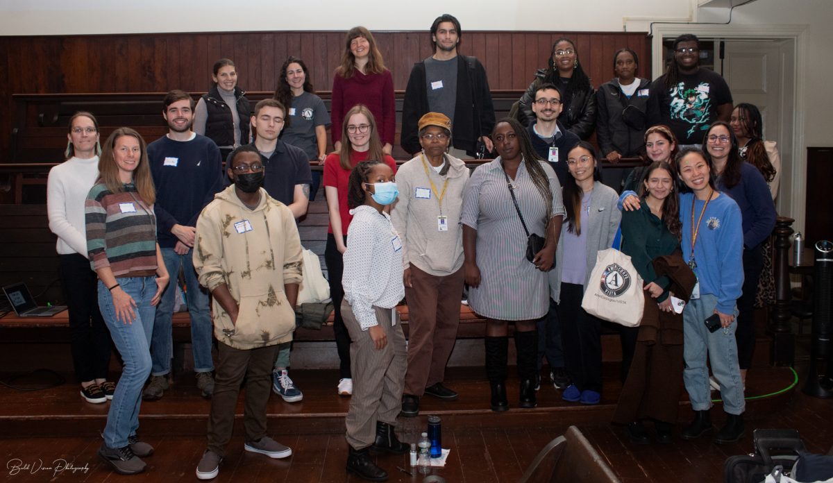 AmeriCorps members during a meeting in Philadelphia