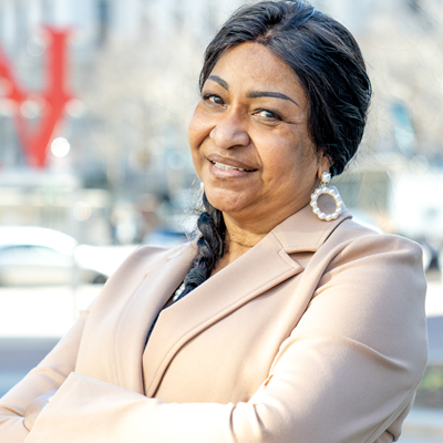 Headshot of Jazelle Jones at Love Park