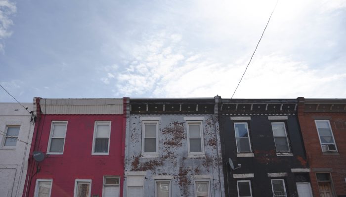 Photo of rowhomes in Philadelphia