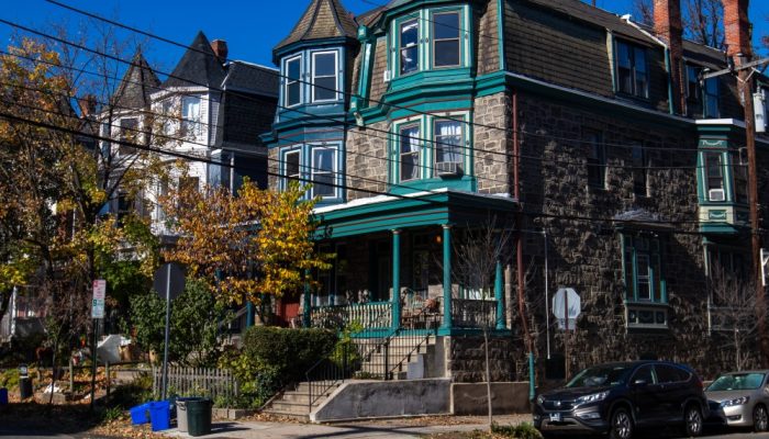 Rowhouses in West Philly