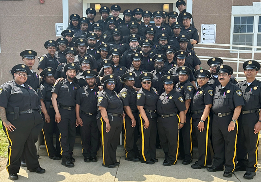 Correctional Officer Class 25-01 graduated from training in a ceremony held Wednesday, April 23, 2025.