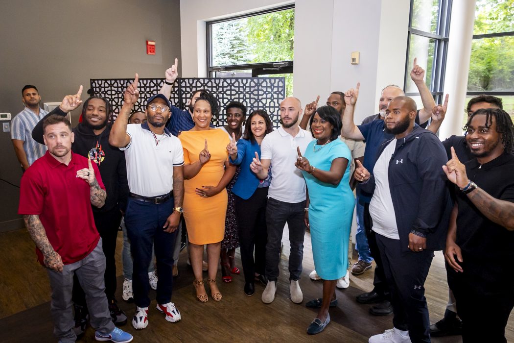 Mayor Parker and Rebuild Graduates