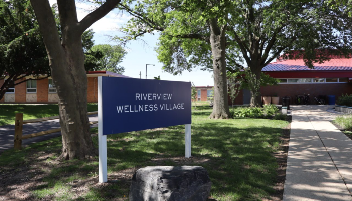 Riverview Wellness Village's Welcome Sign