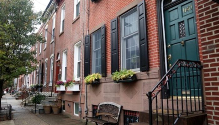 Picture of rowhouses in Philadelphia