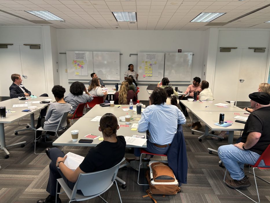 City colleagues gathered in September 2025 to discuss problems facing businesses and ways to address them