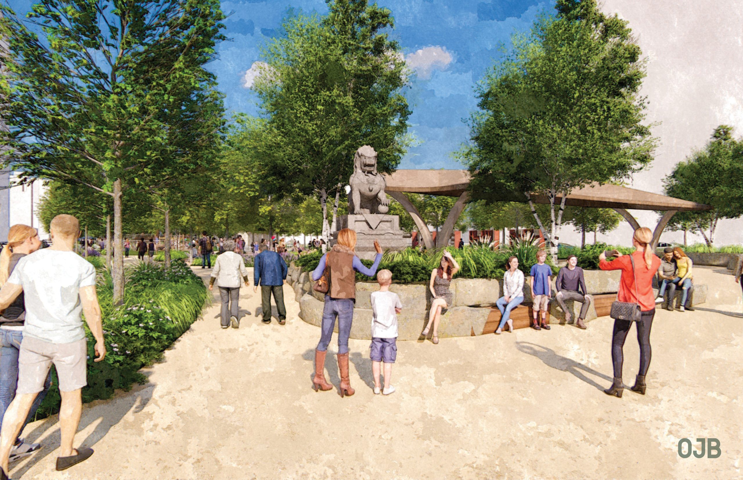 10th Street Park Entrance
