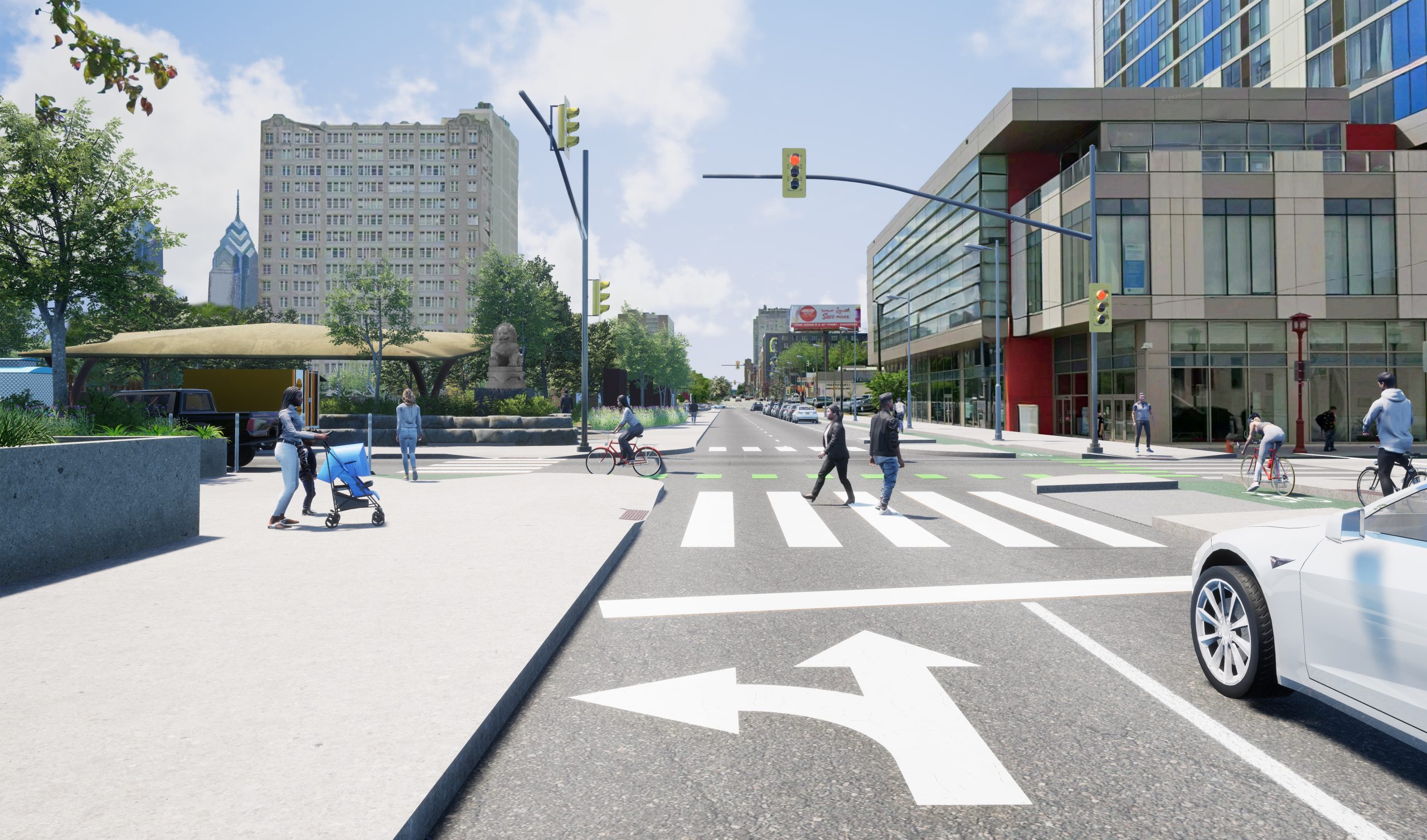 Vine Street WB Rendering at 10th Street