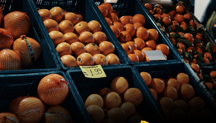 Fruit at grocery store