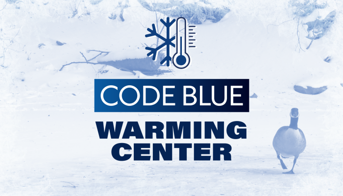 This graphic highlights the enhanced code blue alert for the City of Philadelphia.