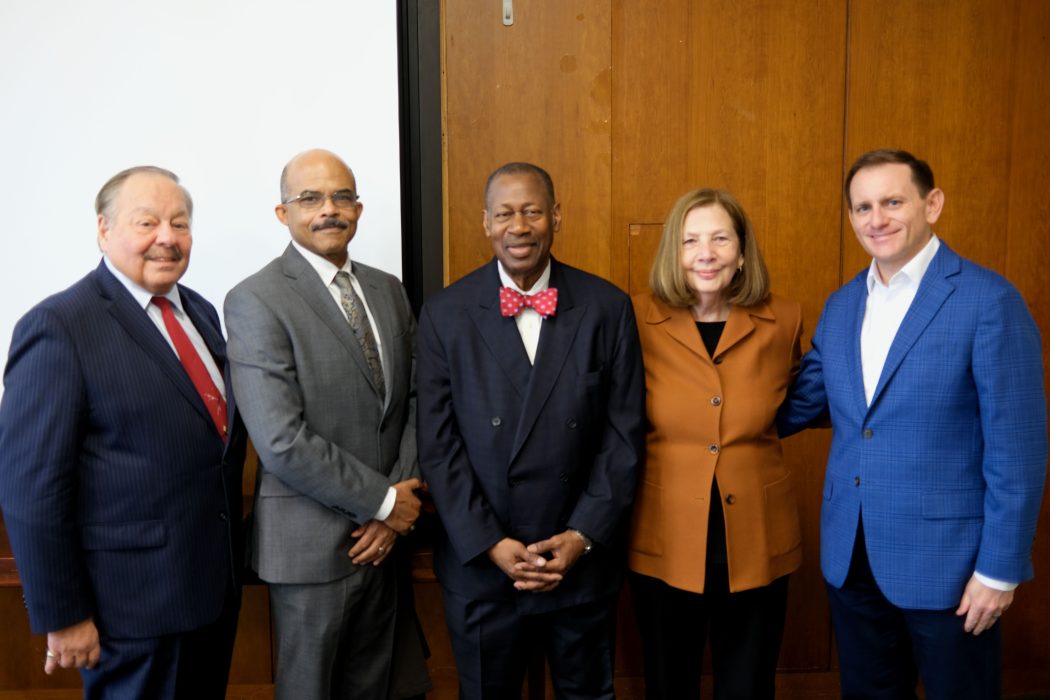 Michael Reed with current Board members