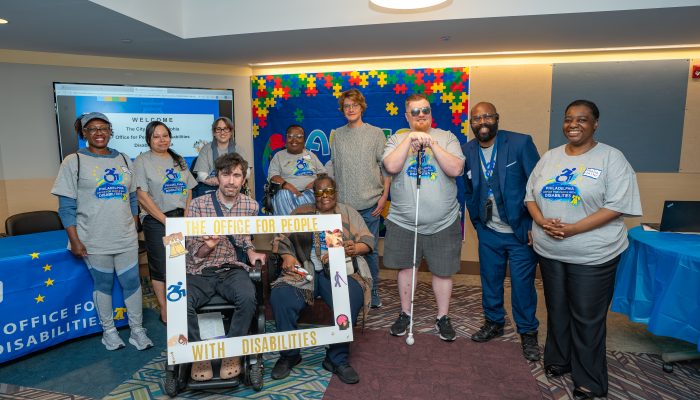 Participants of the City's first Disability Summit gather for a group photo.