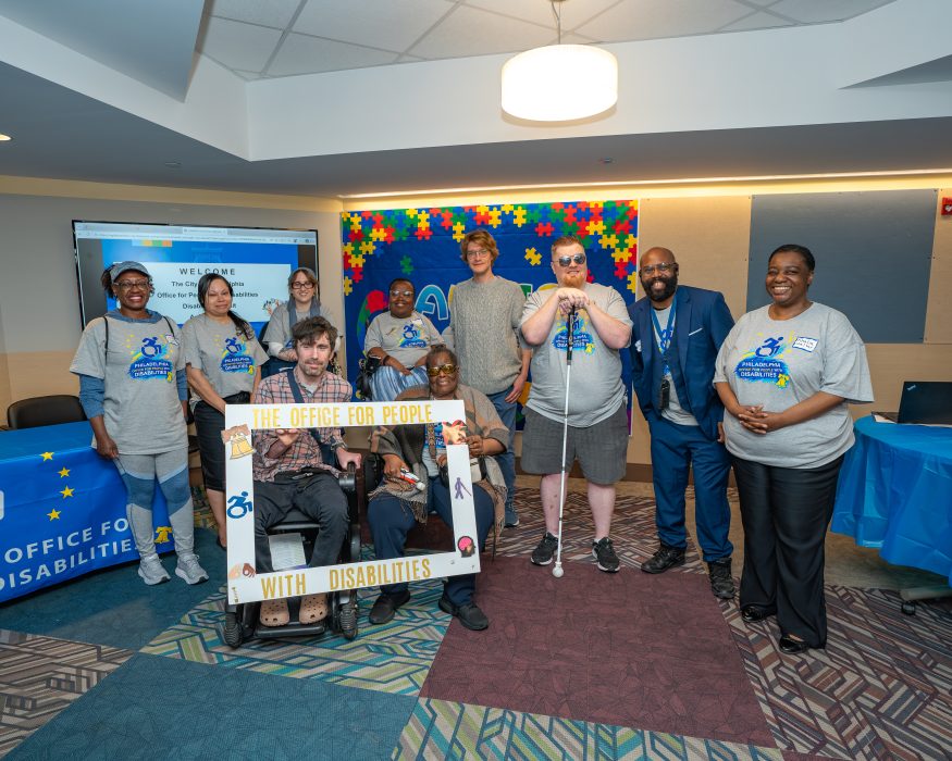 Participants of the City's first Disability Summit gather for a group photo.