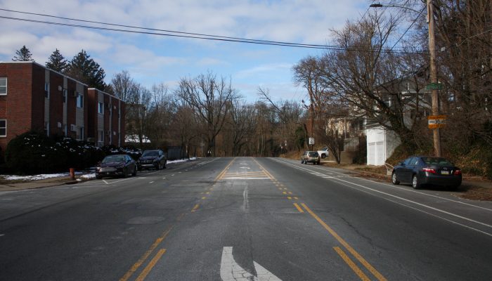 Walnut Street before improvements from TASA funds