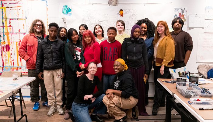 Group of Mural Arts participants