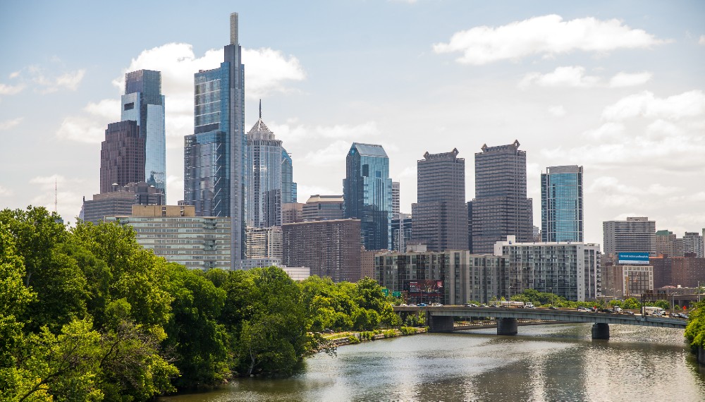 Skyline of the City of Philadelphia