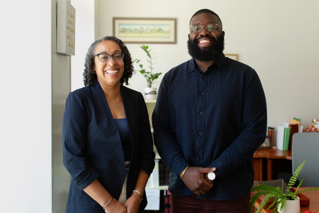 Shakeya Foreman and Joshua Odam